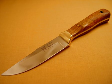 Bowie I 4 inches, handle in combined woods